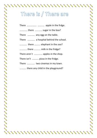 There is-are