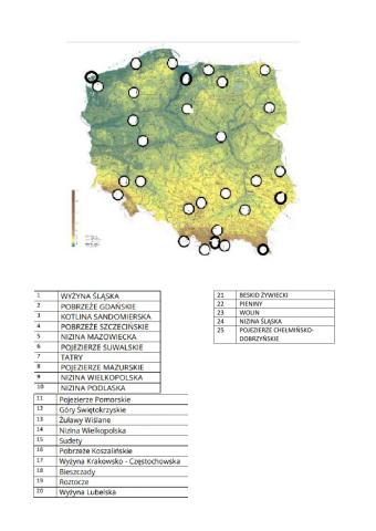 REGIONY GEOGRFICZNE POLSKI KLASA 7