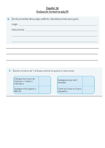 Español 3G-Pg59