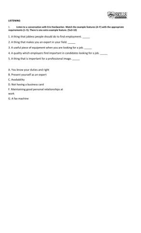 Intermediate listening