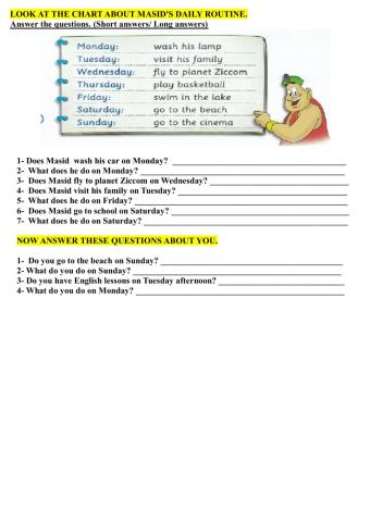 Questions - present Simple-