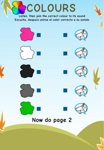 2021 Starters Vocabulary A4 LW Colours Audio 2