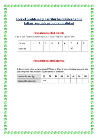 Proporcionalidad