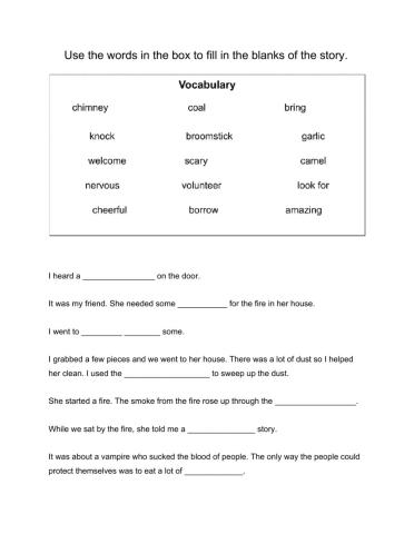 Lesson 7 Vocabulary Practice