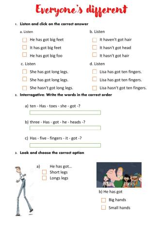 Everyone's different