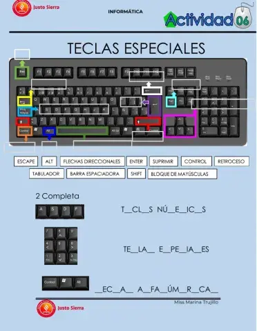 Teclas Especiales