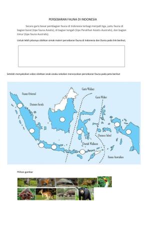 LKPD Persebaran Fauna di Indonesia
