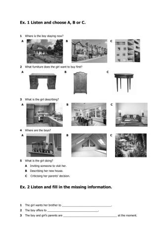 Listening and reading comprehension