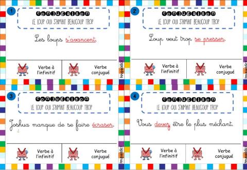 Verbe conjugué ou infinitif?