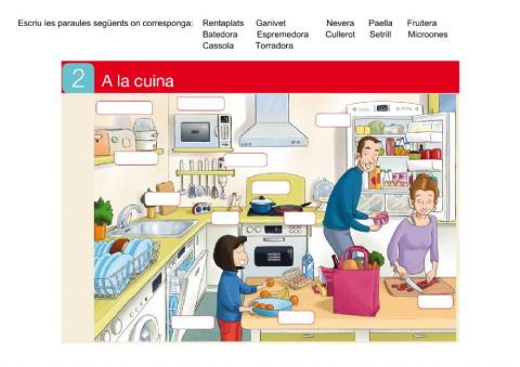 Vocabulari de la cuina