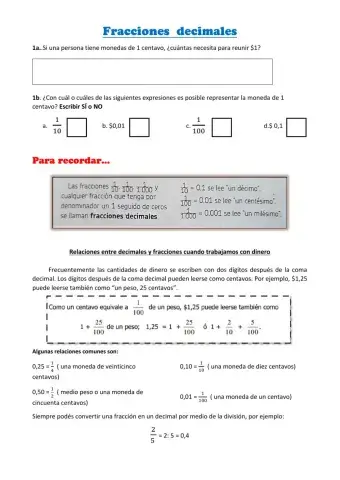 5-Fracciones y expresiones decimales