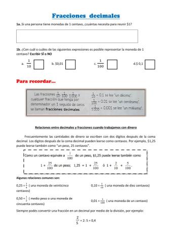 5-Fracciones y expresiones decimales