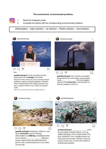 Reading: Environmental problems