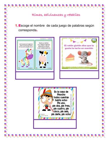 Rimas-Adivinanzas-Retahilas