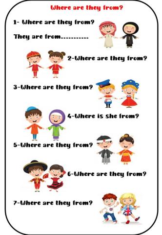 Where are they frrom?