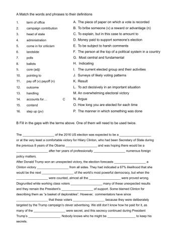 ADV US Election Lexis