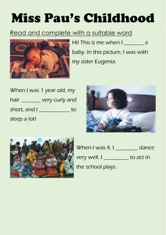 Miss Pau's Childhood