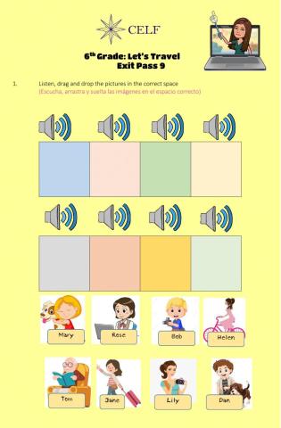 6th Grade Exit pass 9