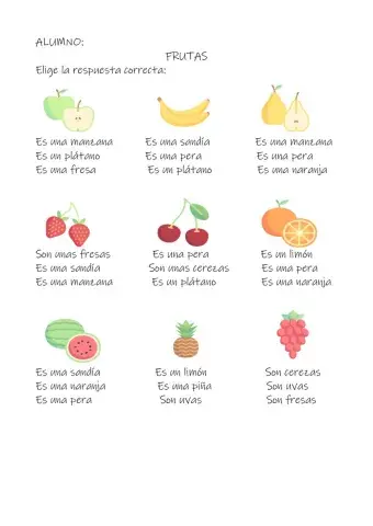 Frutas