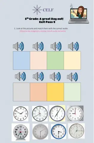 5th Grade Exit pass 9