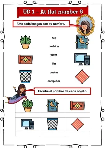 3º UD 1 At flat number 6 Ficha 5