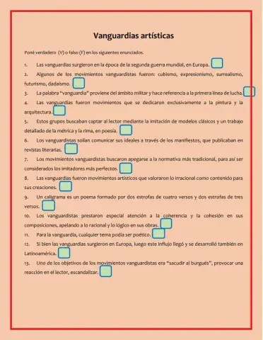 Vanguardias artísticas