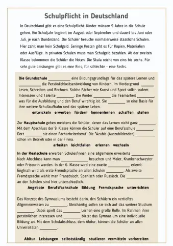 Schulsystem in Deutschland