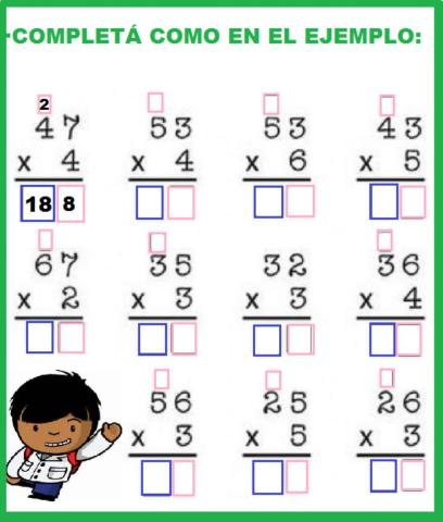 Multiplicaciones Tercero Aguado
