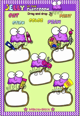 Jelly in the classroom (Drag and drop)