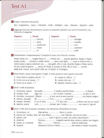 Italiano 1 Ripasso finale