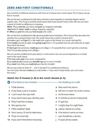 Zero & First Conditionals