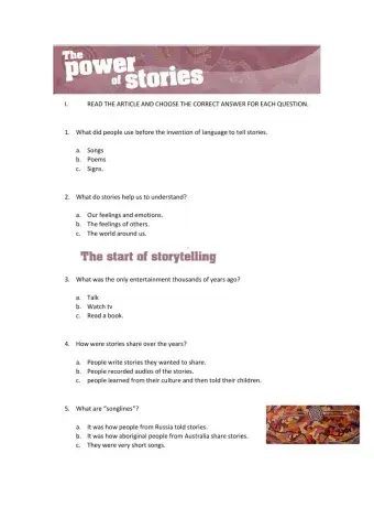 The power of stories