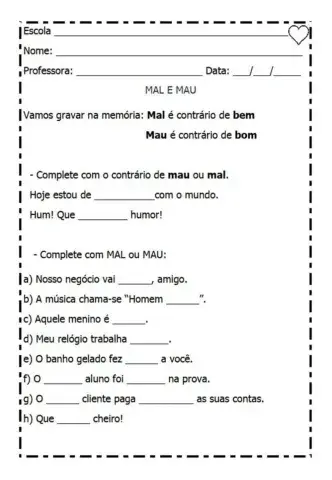 Maul com l ou mau com u