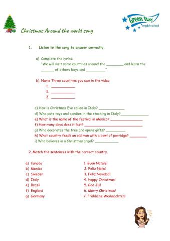 Christmas around the world song