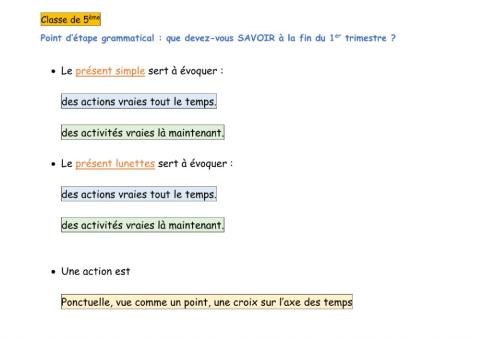 Simple present continuous present