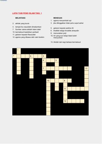 P.A.I ting 1- ulangkaji