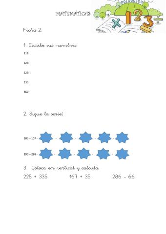 Matemáticas 2º Primaria