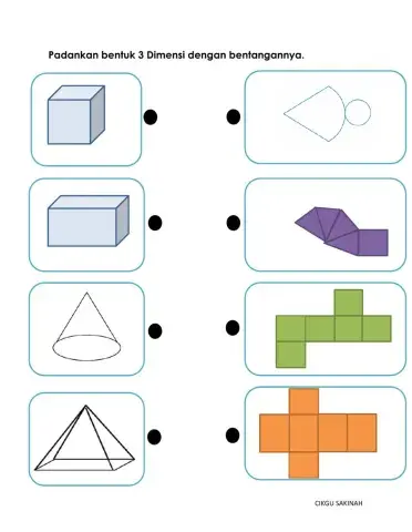 Kenali bentangan bentuk 3d