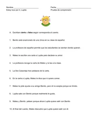 Estoy loco por ti, Lupita