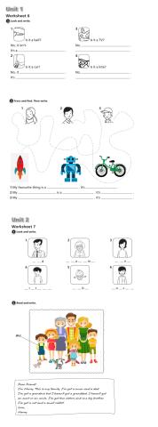 NEA 1 - Practice units 1 and 2