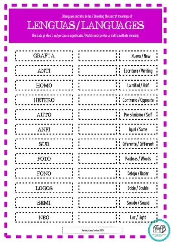 El lenguaje secreto de las lenguas