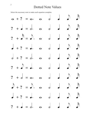Dotted Note Values