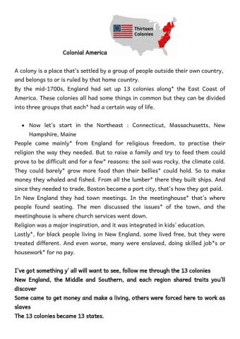 Colonial America 1