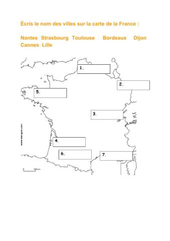 Les villes en France