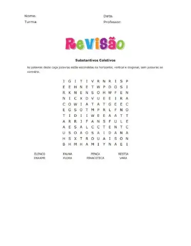 Substantivos Coletivos