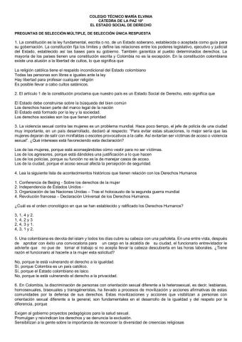 Evaluación estado y ddhh