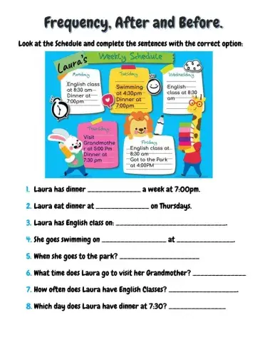 After and Before, and Frequency