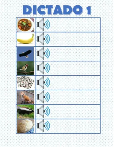 Dictado 1. NOVIEMBRE