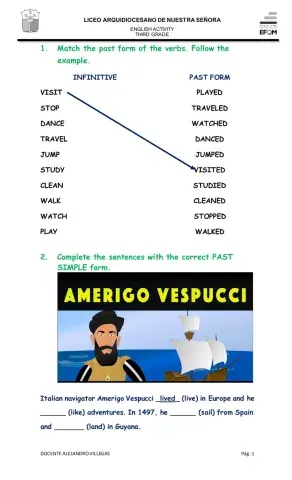 Past simple activity