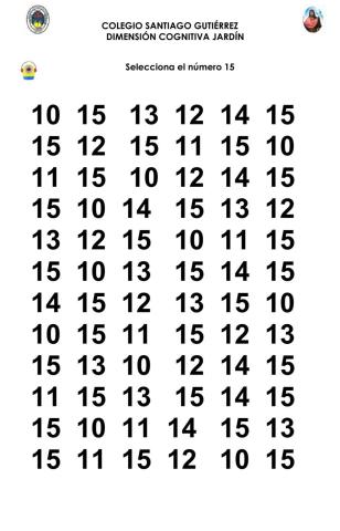 El número 15